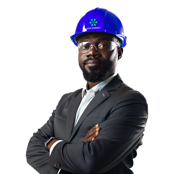 SOH Energy field engineer on site